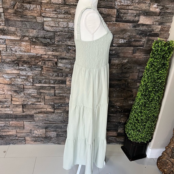 Sweet Wanderer White Smocked Tiered Sundress - Picture 5 of 11